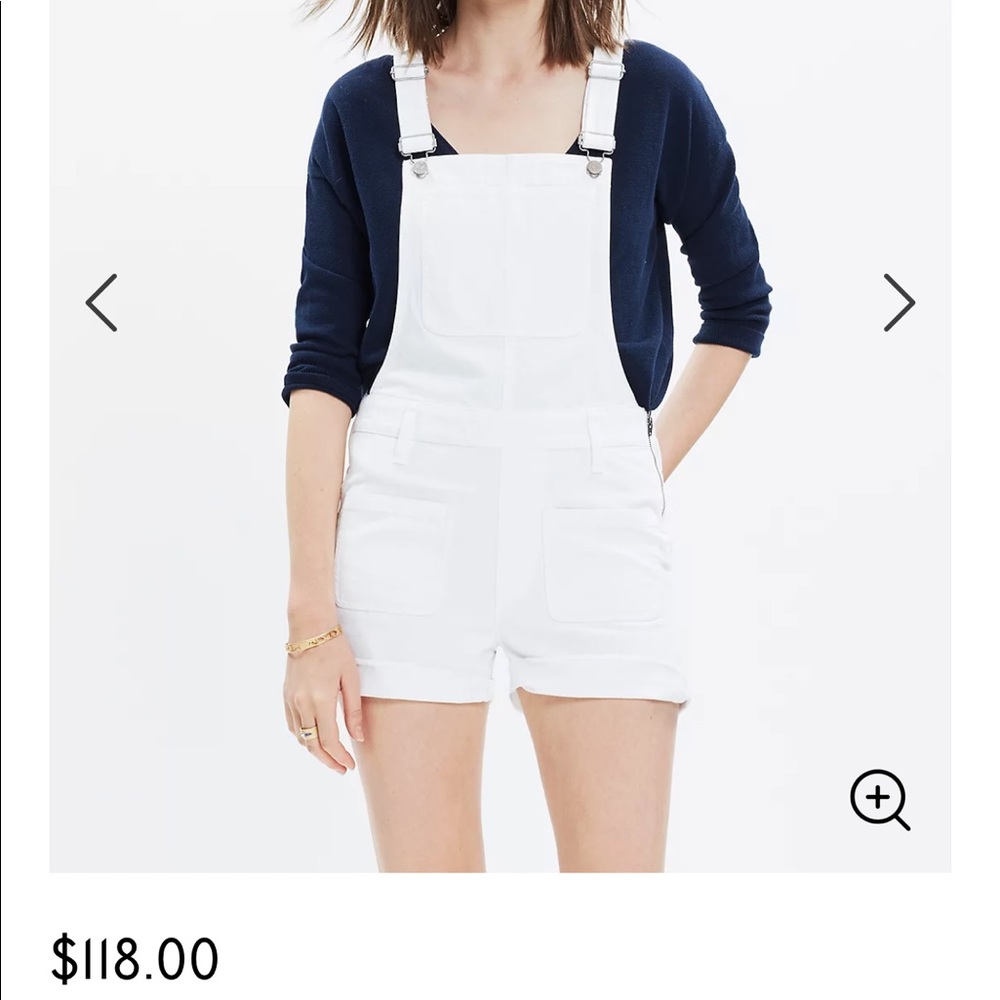 Madewell Adirondack Short Overalls